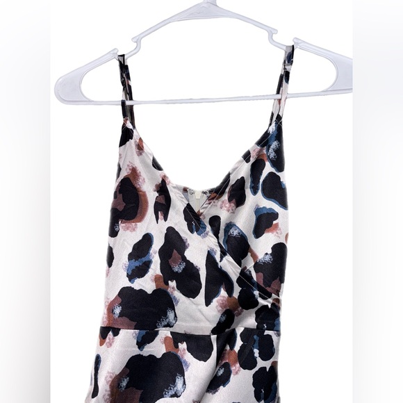 KAI KRISTENA BOUTIQUE Leopard Print Layered Maxi Dress size small - Picture 3 of 5